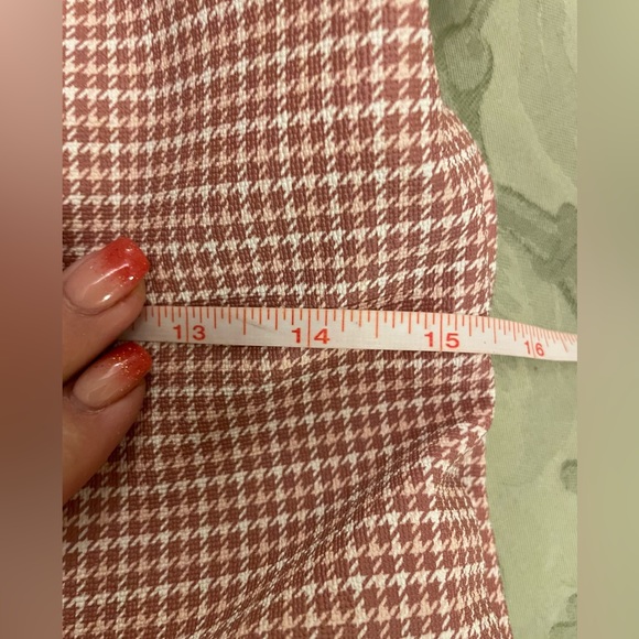 New Angel Barcelo Shoulder Bag Small Neutral Houndstooth Print - Picture 9 of 16